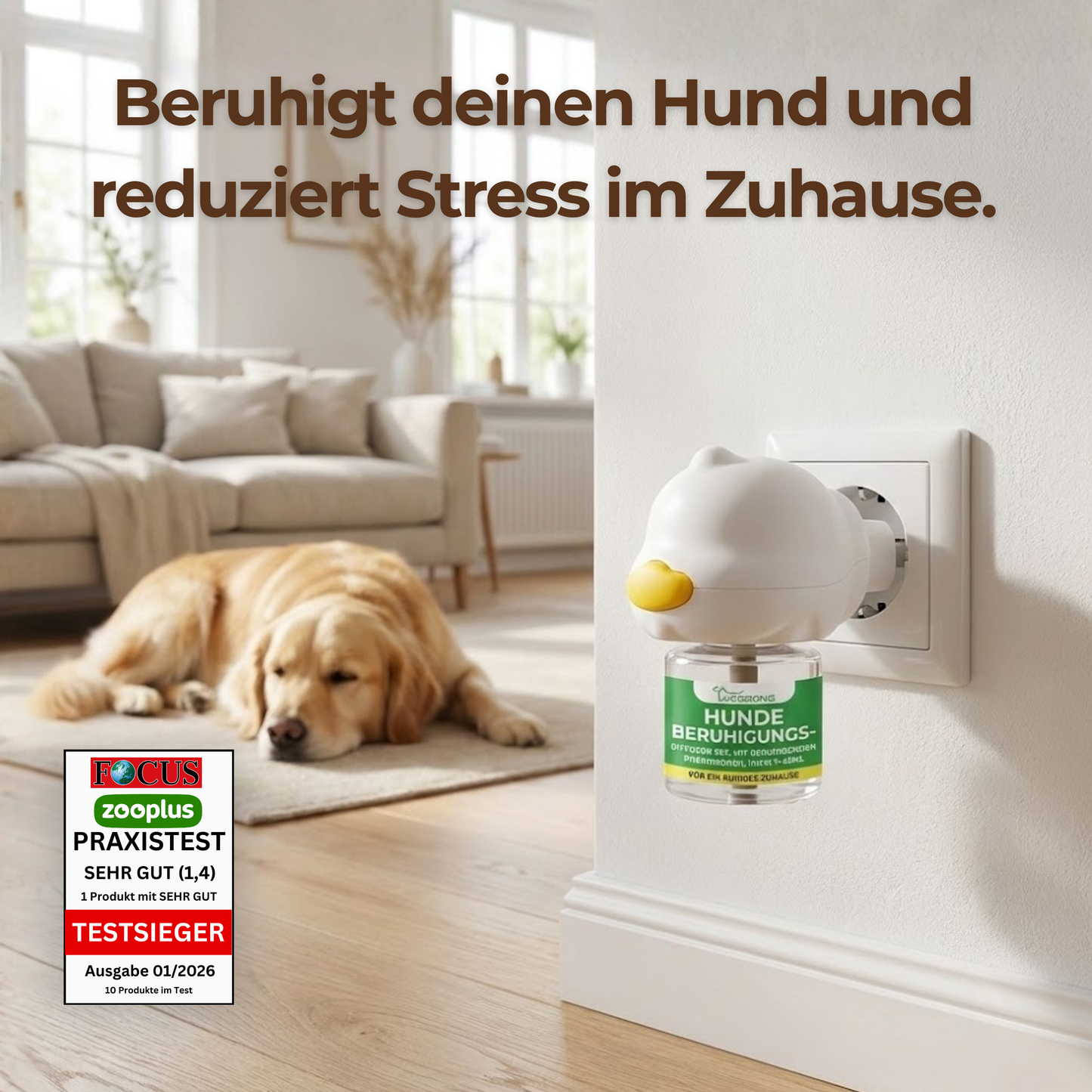 CalmDog™ - Der beruhigende Pheromon-Diffusor für ein entspanntes Zuhause