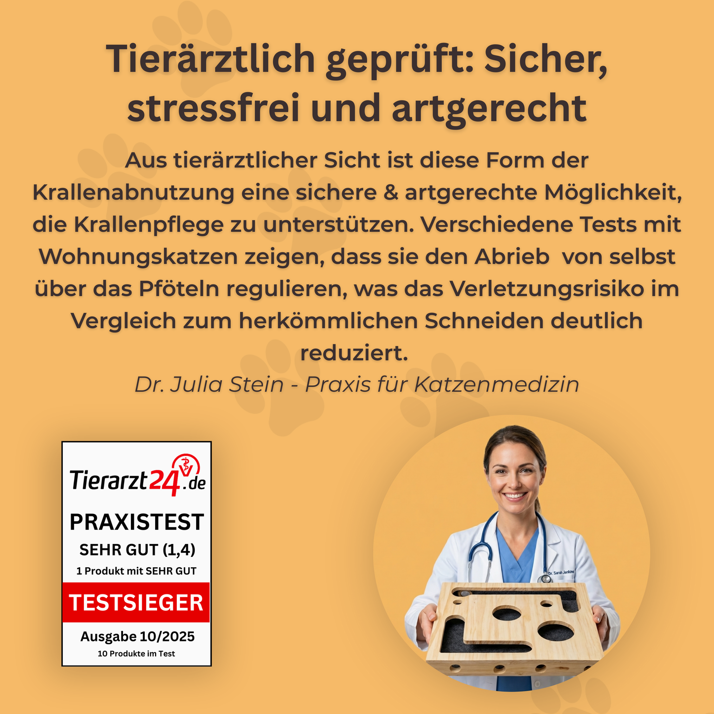 Kratzy™ -  Die Spielbox, die Katzenkrallen beim Spielen sanft stumpft